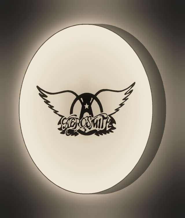 Aerosmith LED-Leuchtschild leuchtend