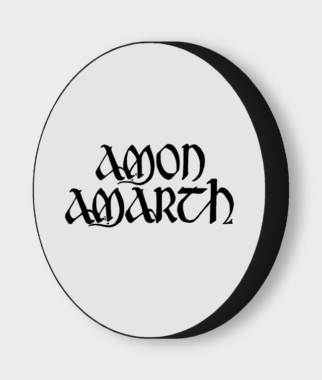 Amon Amarth LED-Leuchtschild ausgeschaltet