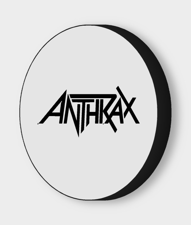 Anthrax LED-Leuchtschild ausgeschaltet