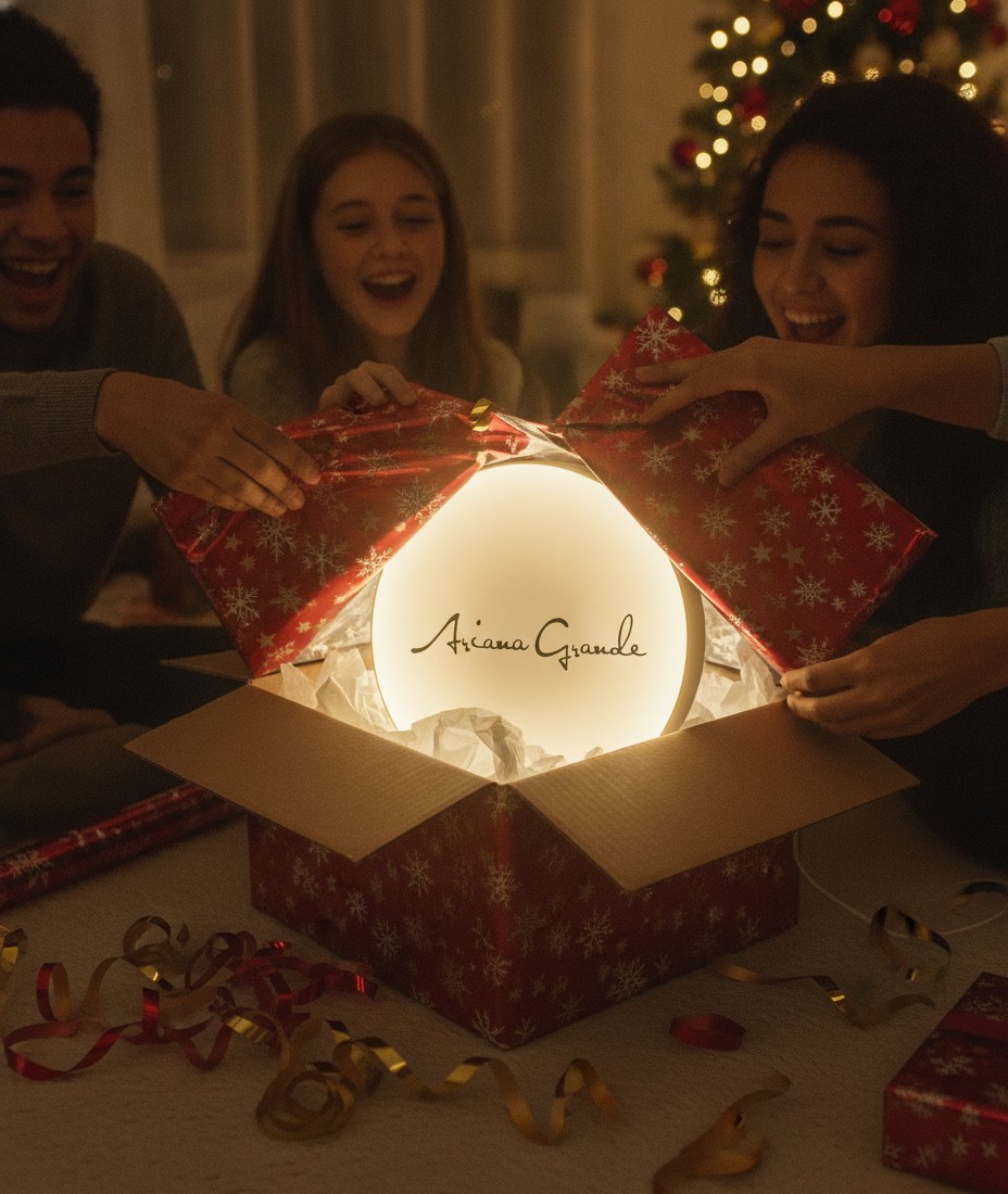 Ariana Grande LED-Leuchtschild Wanddeko Musik-Deko Geschenk - Mockup