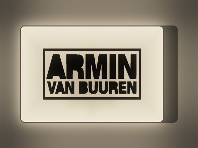 Armin van Buuren LED-Leuchtschild leuchtend