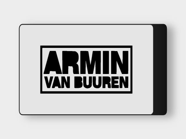 Armin van Buuren LED-Leuchtschild ausgeschaltet