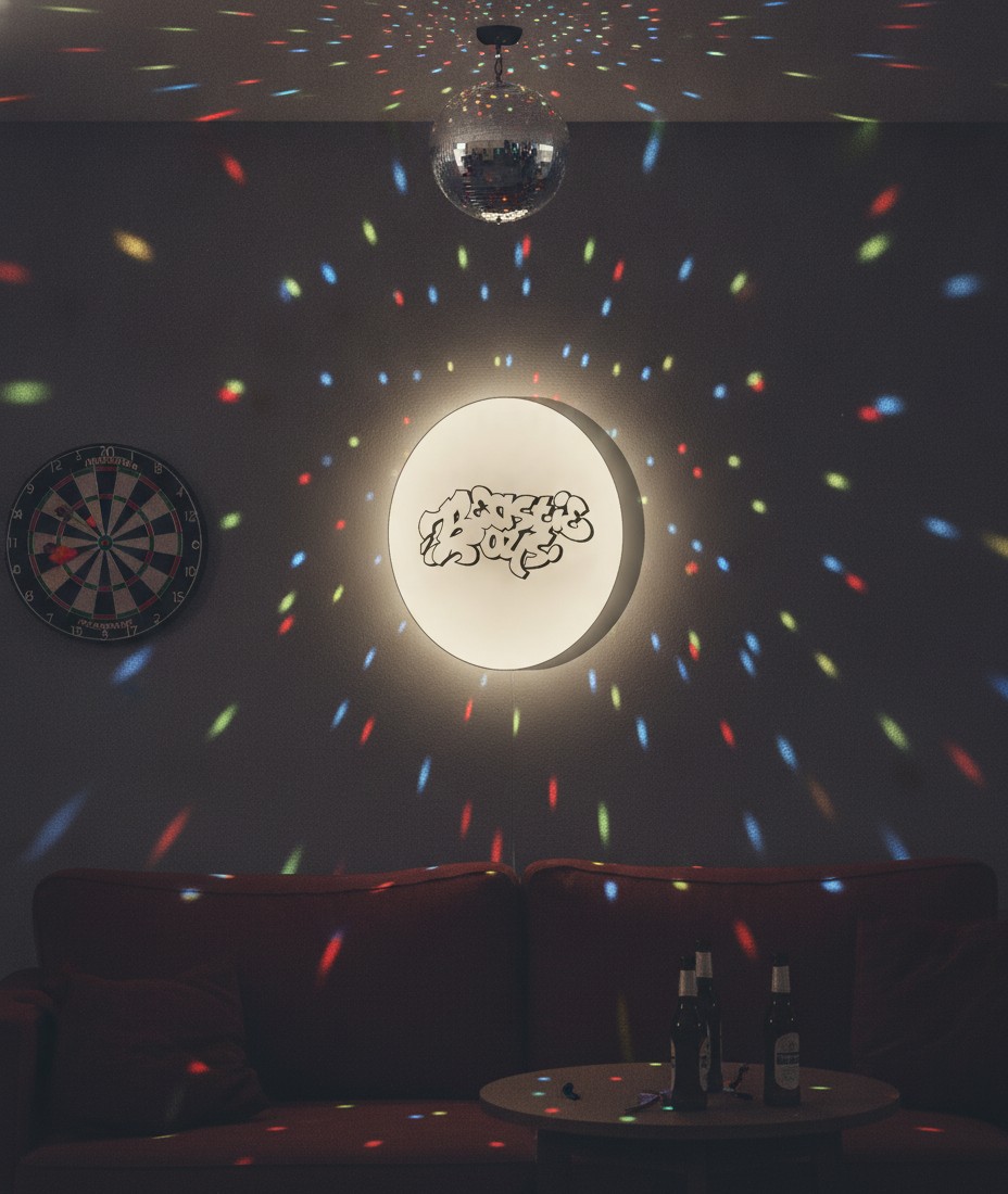 Beastie Boys LED-Leuchtschild Wanddeko Musik-Deko Geschenk - Mockup