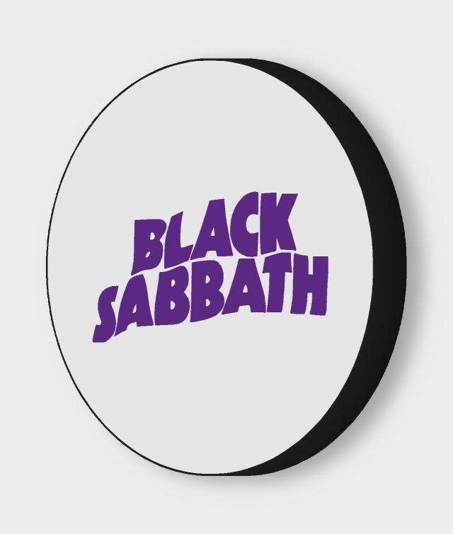 Black Sabbath LED-Leuchtschild ausgeschaltet