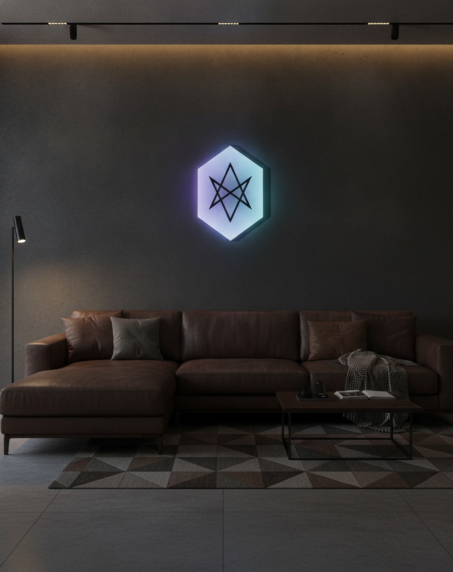 Bring Me the Horizon LED-Leuchtschild Wanddeko Musik-Deko Geschenk - Mockup