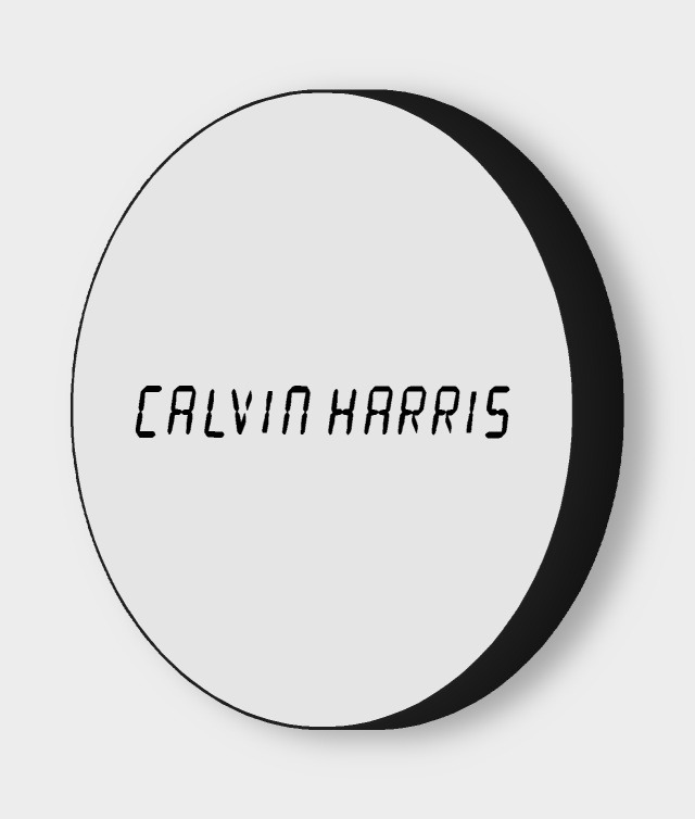 Calvin Harris LED-Leuchtschild ausgeschaltet