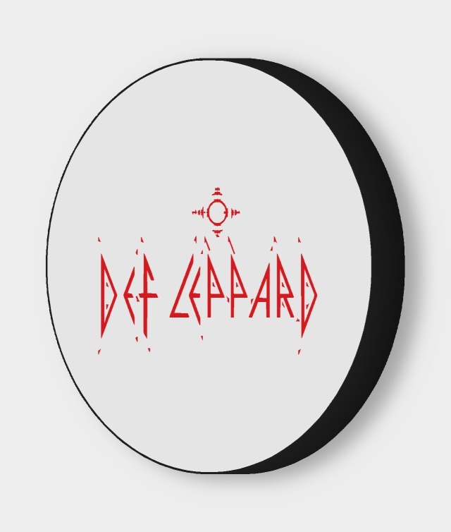 Def Leppard LED-Leuchtschild ausgeschaltet