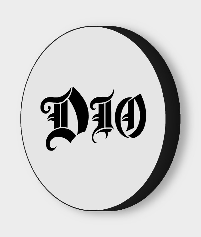 Dio LED-Leuchtschild ausgeschaltet
