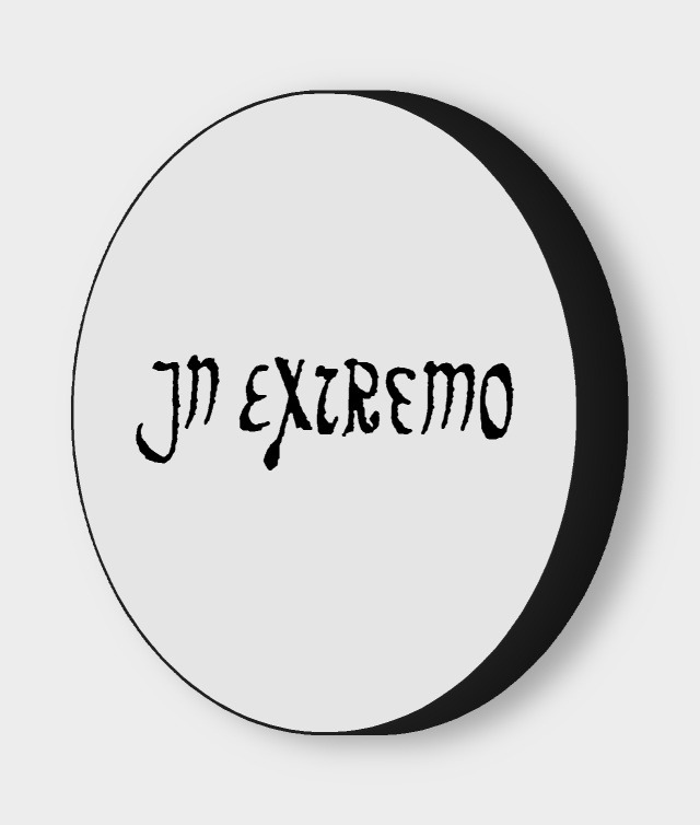 In Extremo LED-Leuchtschild ausgeschaltet