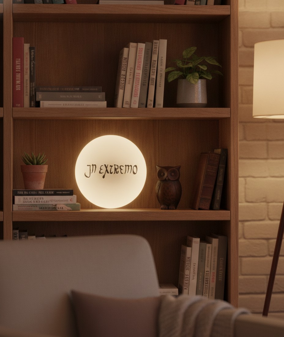 In Extremo LED-Leuchtschild Wanddeko Musik-Deko Geschenk - Mockup