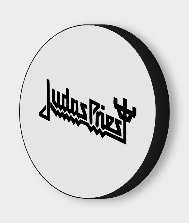 Judas Priest LED-Leuchtschild ausgeschaltet
