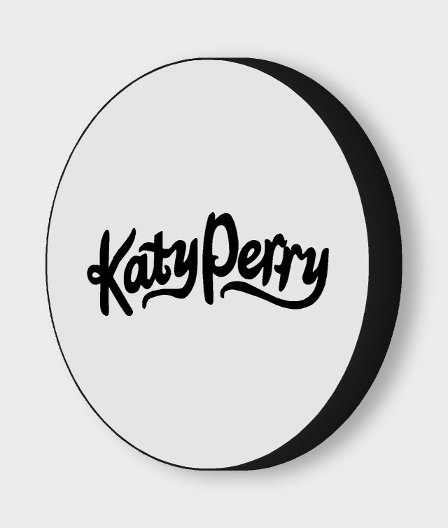 Katy Perry LED-Leuchtschild ausgeschaltet