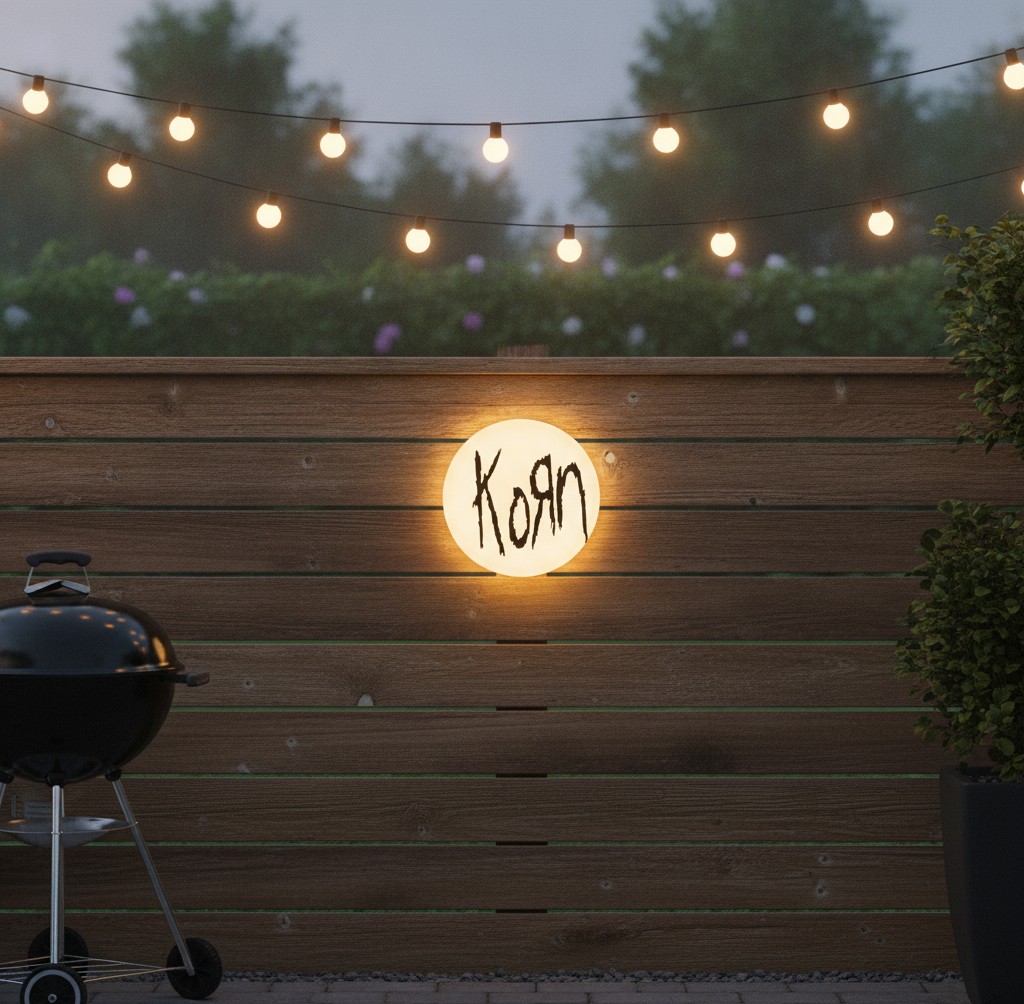 Korn LED-Leuchtschild Wanddeko Musik-Deko Geschenk - Mockup