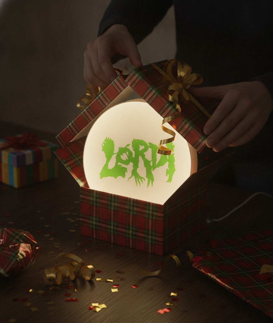 Lordi LED-Leuchtschild Wanddeko Musik-Deko Geschenk - Mockup