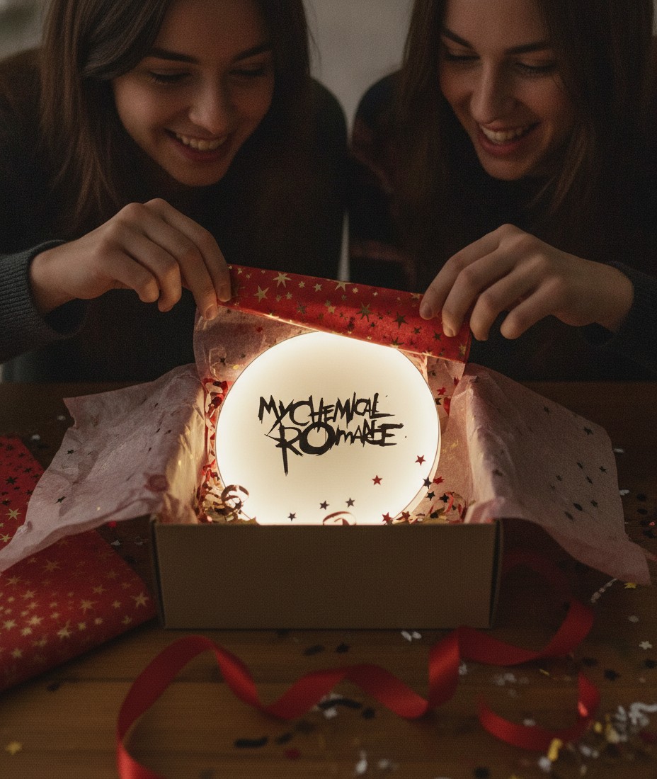 My Chemical Romance LED-Leuchtschild Wanddeko Musik-Deko Geschenk - Mockup