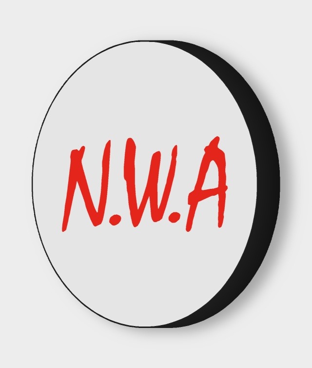 N.W.A LED-Leuchtschild ausgeschaltet