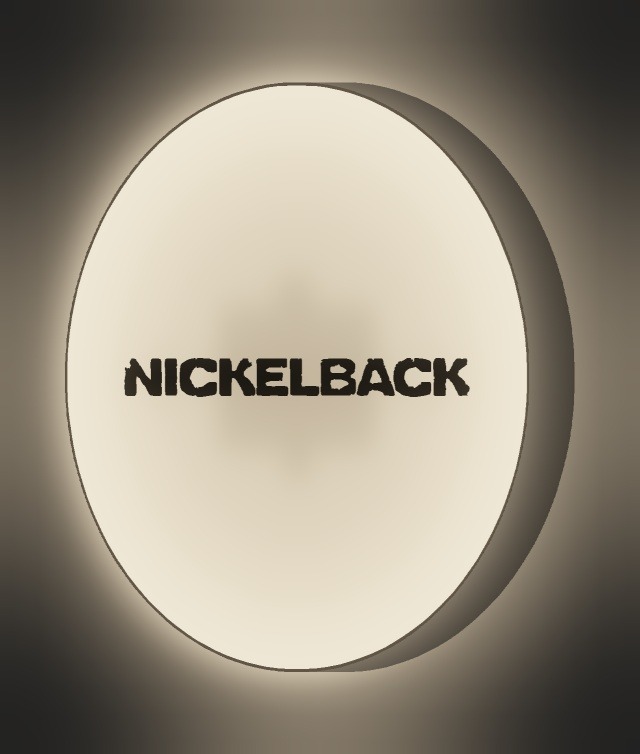 Nickelback LED-Leuchtschild leuchtend