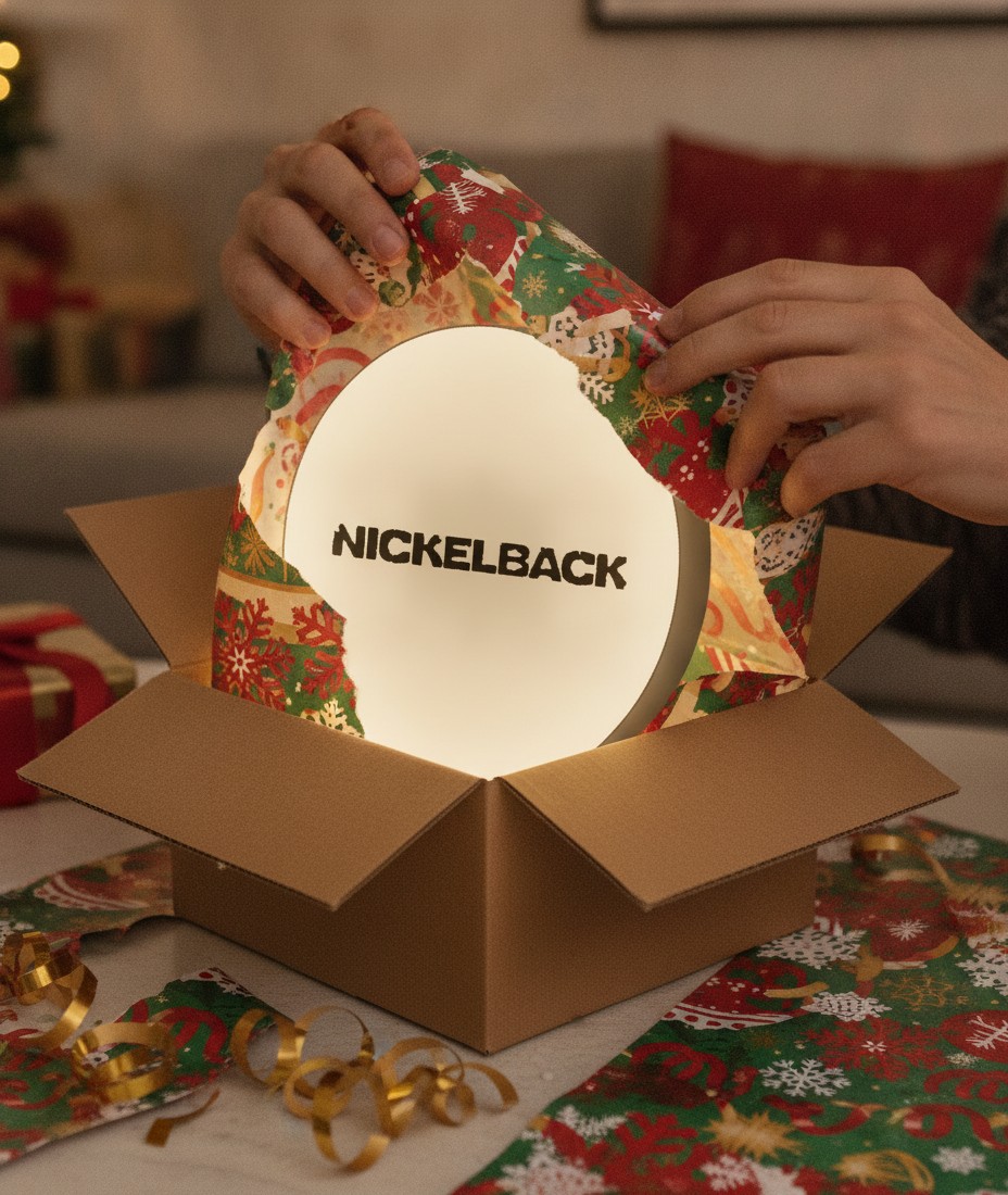 Nickelback LED-Leuchtschild Wanddeko Musik-Deko Geschenk - Mockup