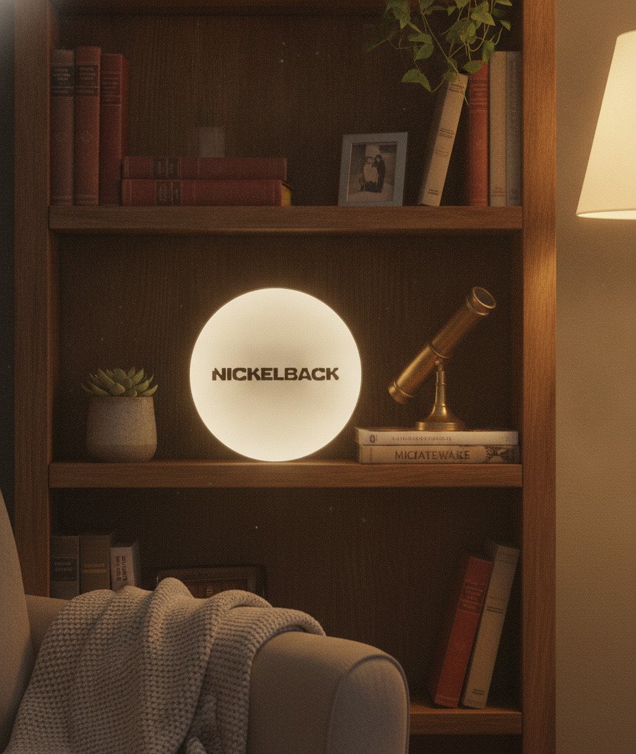 Nickelback LED-Leuchtschild Wanddeko Musik-Deko Geschenk - Mockup