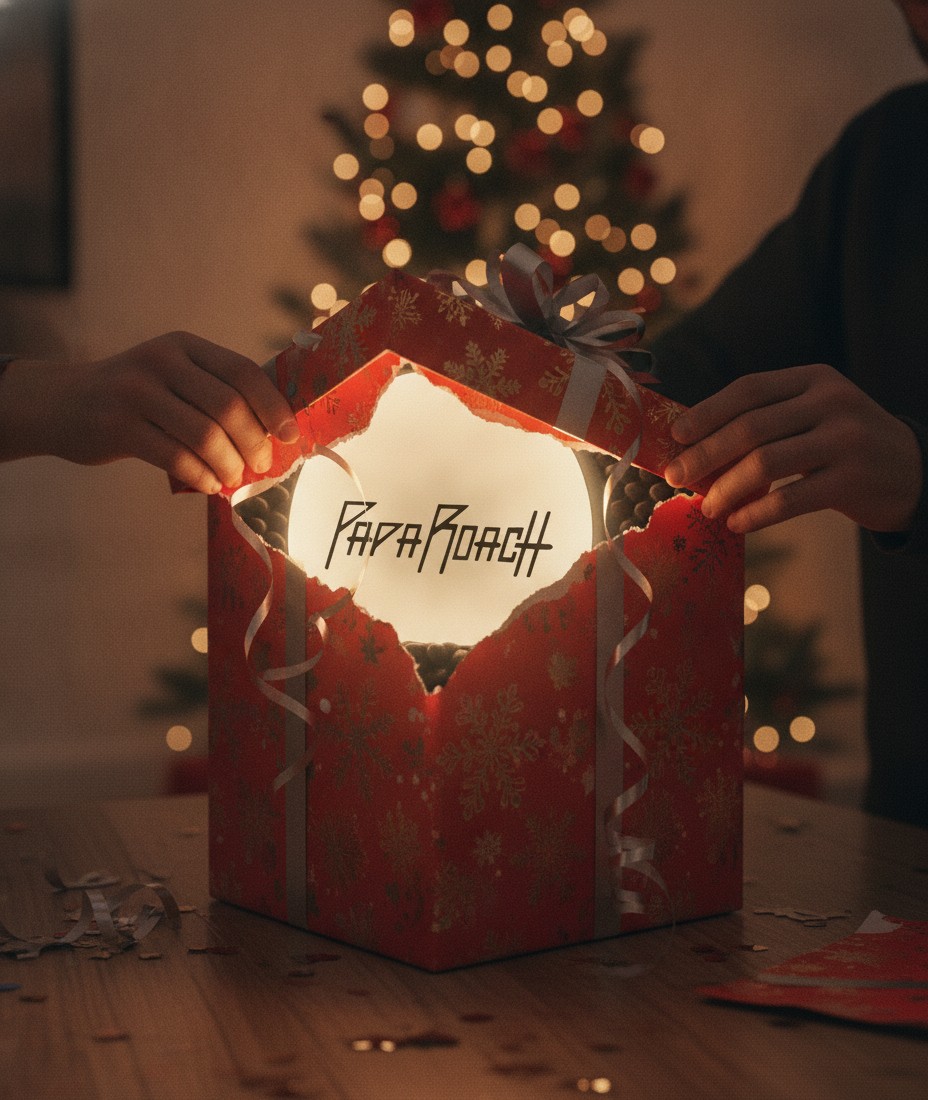 Papa Roach LED-Leuchtschild Wanddeko Musik-Deko Geschenk - Mockup
