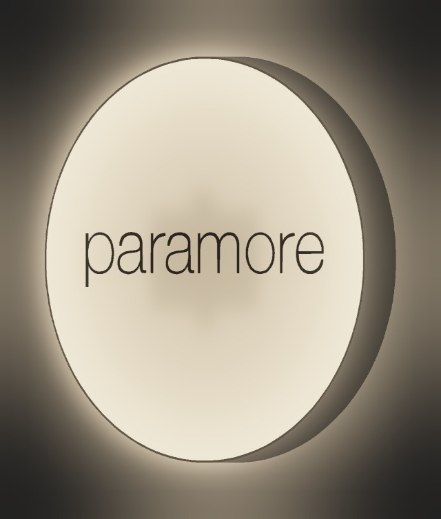 Paramore LED-Leuchtschild leuchtend