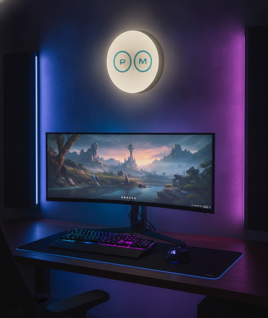 Post Malone LED-Leuchtschild Wanddeko Musik-Deko Geschenk - Mockup
