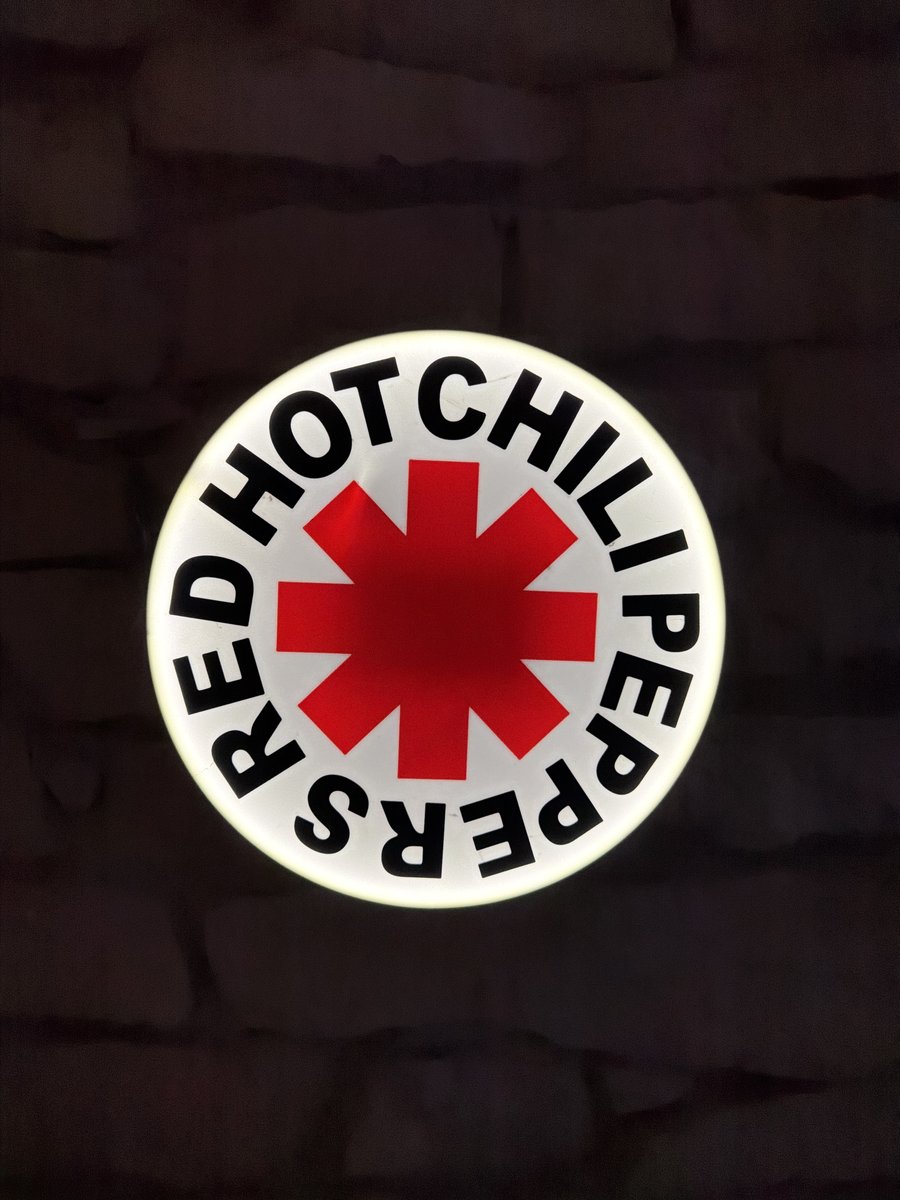 Red Hot Chili Peppers LED-Leuchtschild Wanddeko Musik-Deko Geschenk