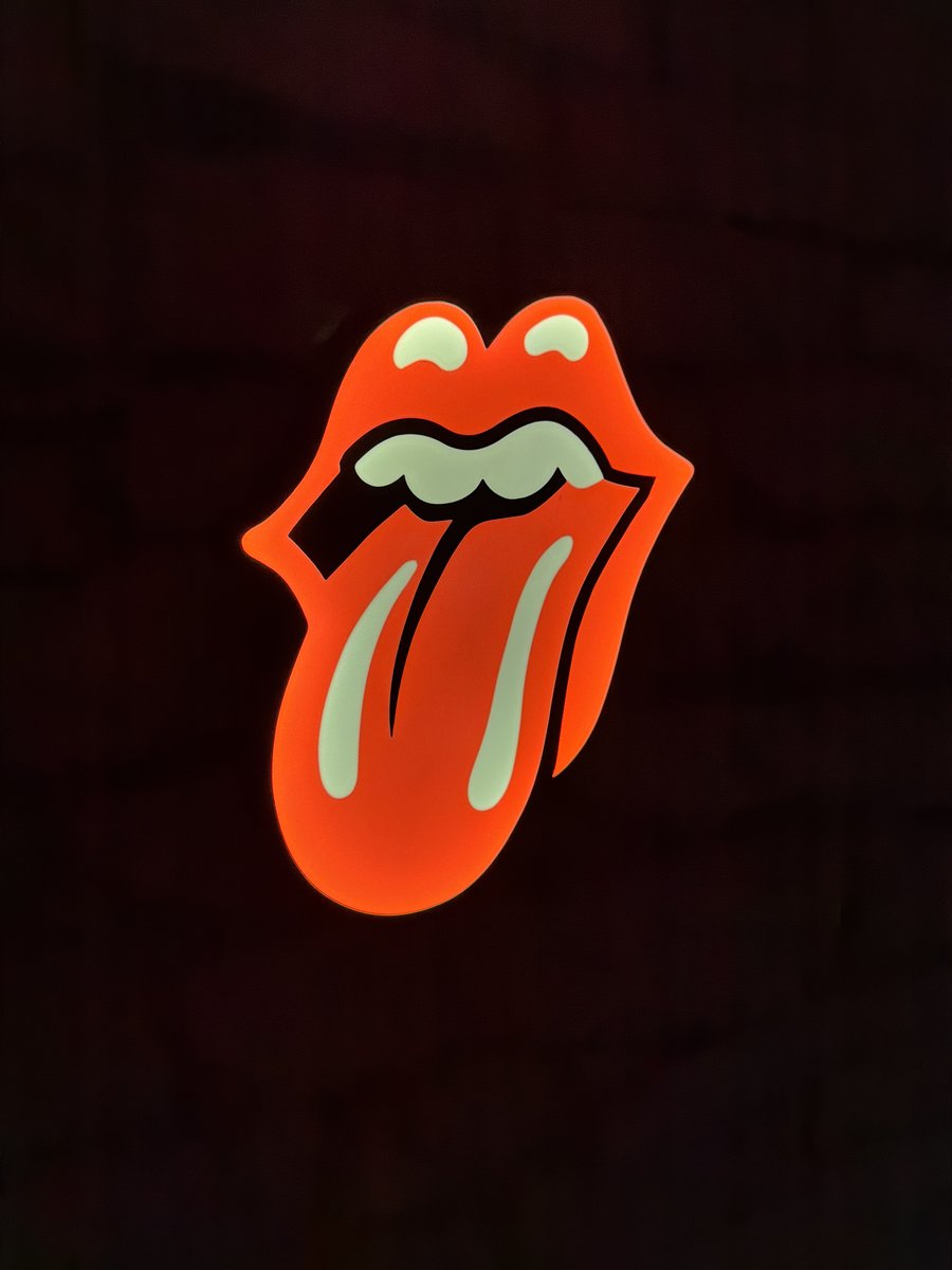 The Rolling Stones LED-Leuchtschild Wanddeko Musik-Deko Geschenk