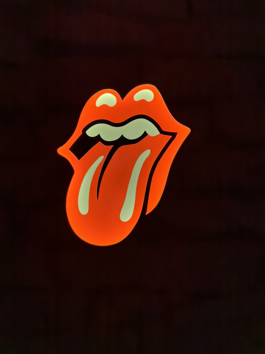 The Rolling Stones LED-Leuchtschild Wanddeko Musik-Deko Geschenk