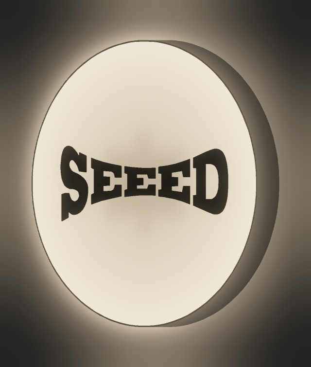 Seeed LED-Leuchtschild leuchtend