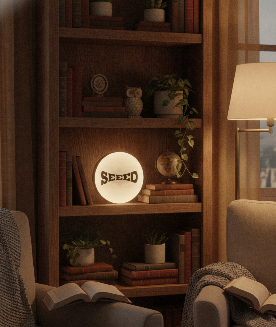 Seeed LED-Leuchtschild Wanddeko Musik-Deko Geschenk - Mockup