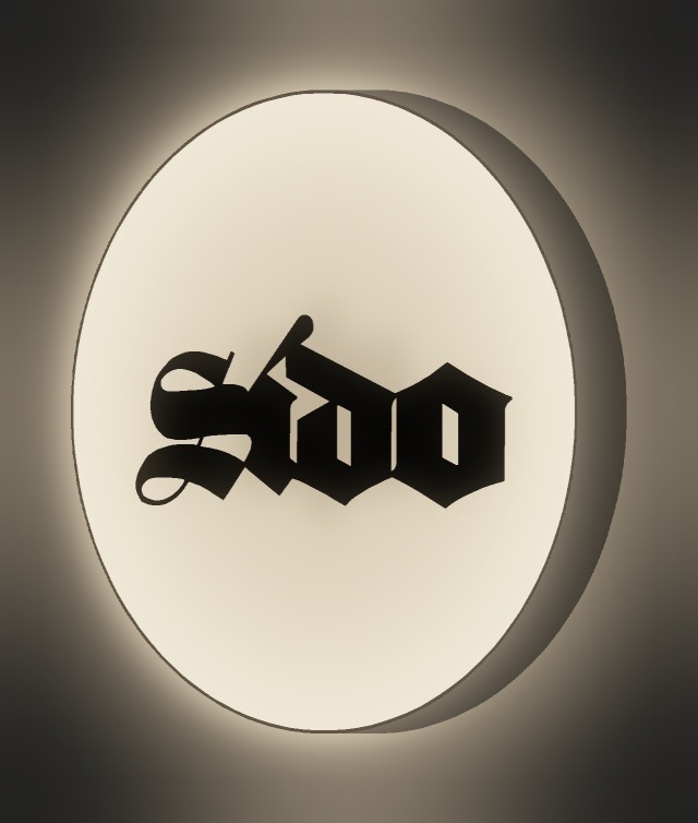 Sido LED-Leuchtschild leuchtend