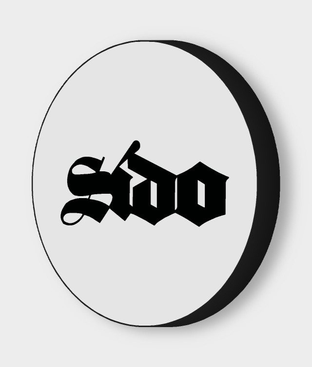 Sido LED-Leuchtschild ausgeschaltet