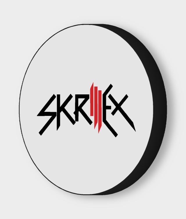 Skrillex LED-Leuchtschild ausgeschaltet