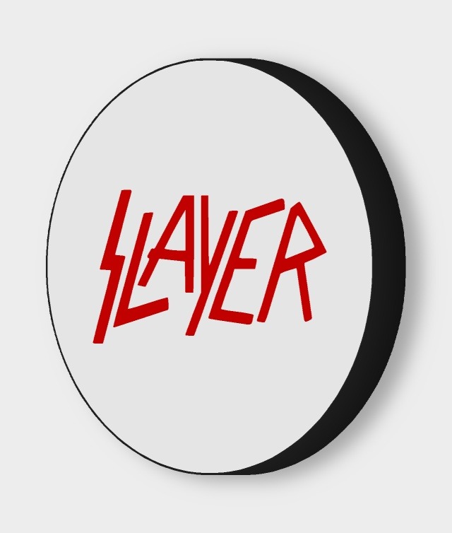 Slayer LED-Leuchtschild ausgeschaltet