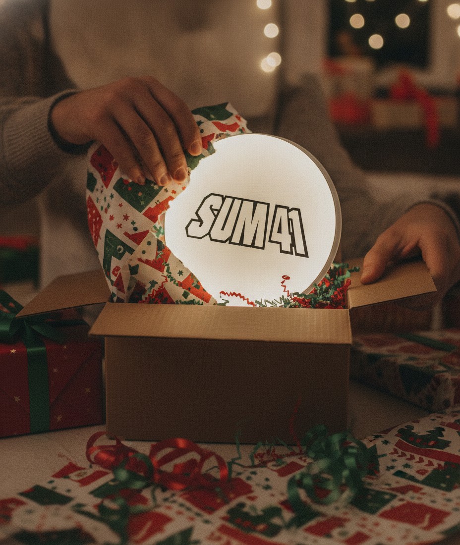 Sum 41 LED-Leuchtschild Wanddeko Musik-Deko Geschenk - Mockup