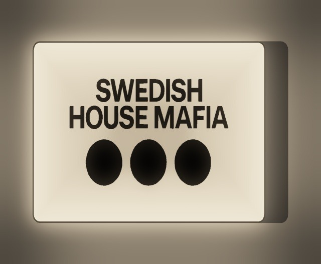 Swedish House Mafia LED-Leuchtschild leuchtend
