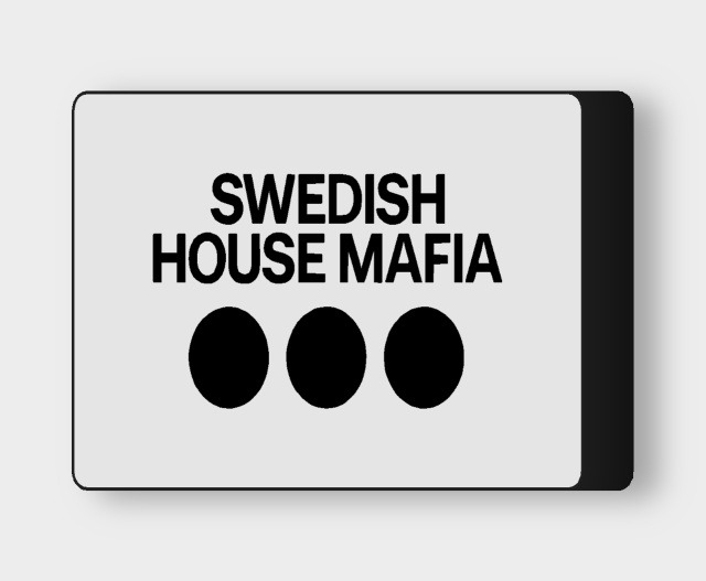 Swedish House Mafia LED-Leuchtschild ausgeschaltet