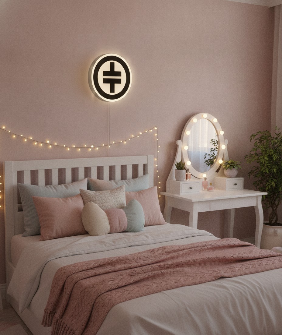 Take That LED-Leuchtschild Wanddeko Musik-Deko Geschenk - Mockup