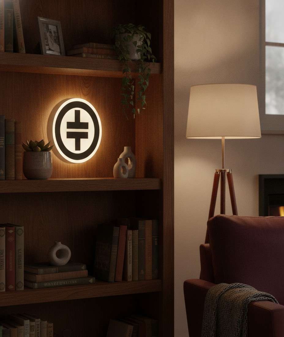 Take That LED-Leuchtschild Wanddeko Musik-Deko Geschenk - Mockup