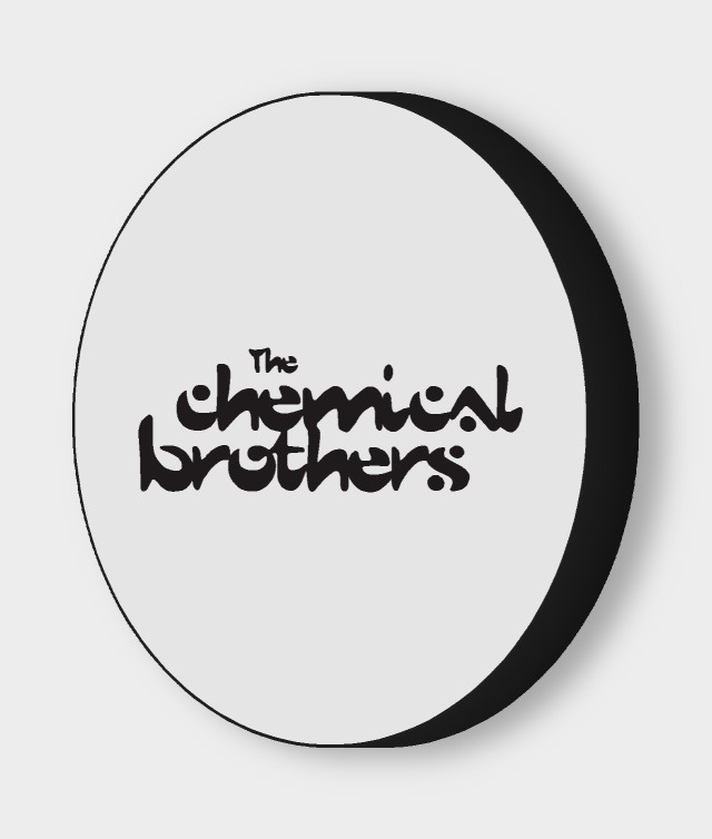 The Chemical Brothers LED-Leuchtschild ausgeschaltet