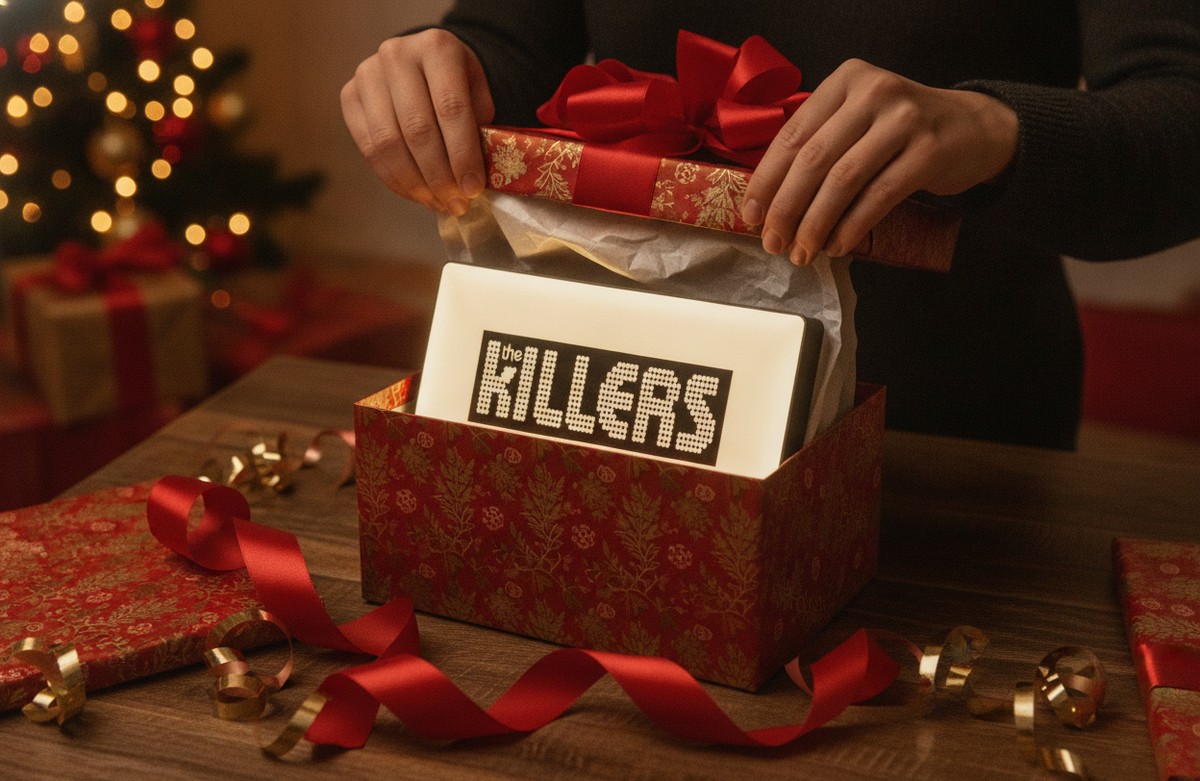 The Killers LED-Leuchtschild Wanddeko Musik-Deko Geschenk - Mockup