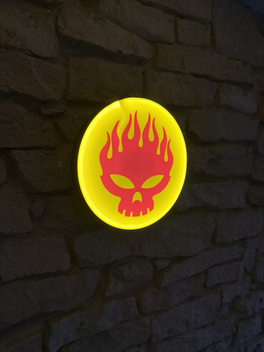 The Offspring LED-Leuchtschild Wanddeko Musik-Deko Geschenk