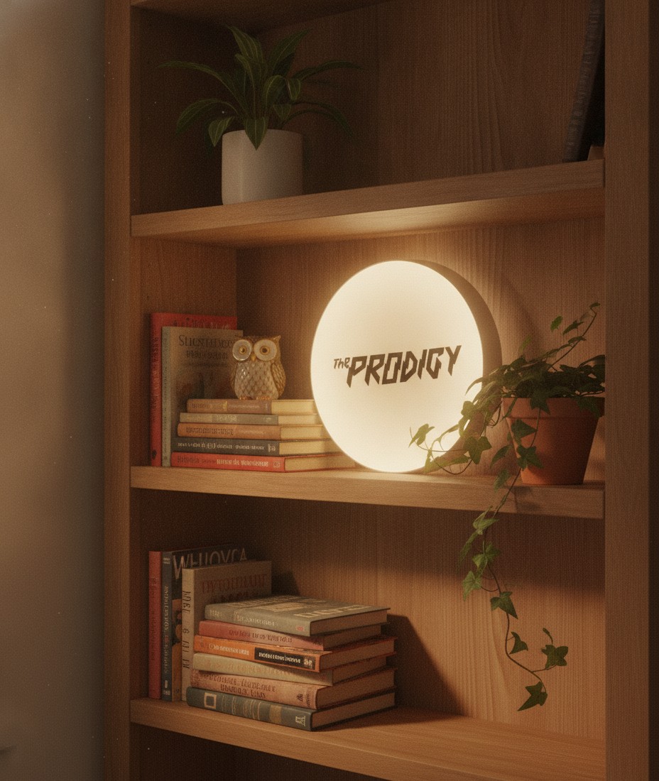 The Prodigy LED-Leuchtschild Wanddeko Musik-Deko Geschenk - Mockup