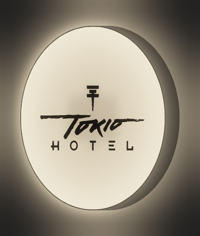 Tokio Hotel LED-Leuchtschild leuchtend