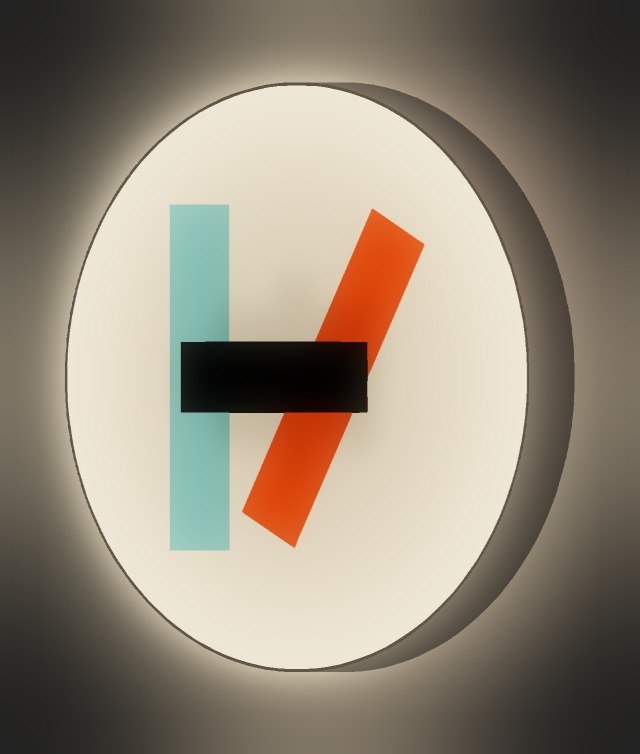 Twenty One Pilots LED-Leuchtschild leuchtend