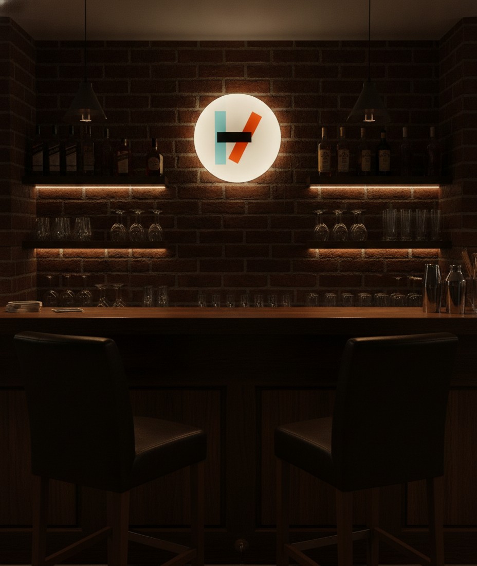 Twenty One Pilots LED-Leuchtschild Wanddeko Musik-Deko Geschenk - Mockup