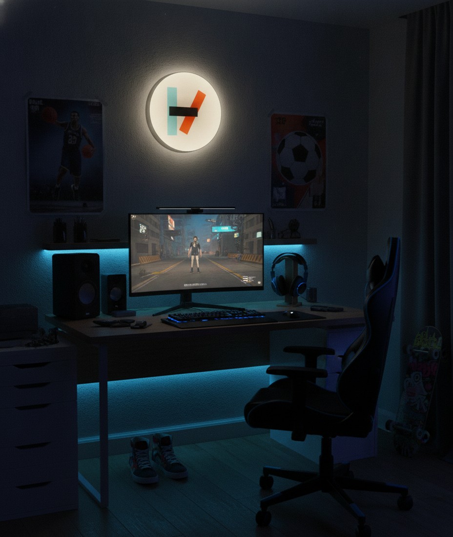 Twenty One Pilots LED-Leuchtschild Wanddeko Musik-Deko Geschenk - Mockup
