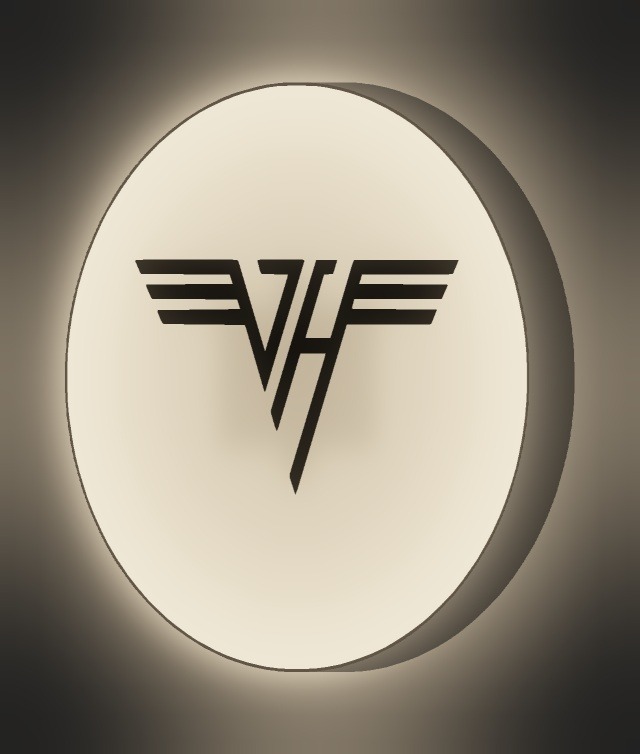 Van Halen LED-Leuchtschild leuchtend