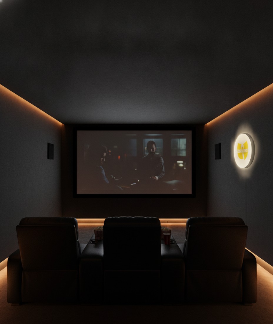 Wu-Tang Clan LED-Leuchtschild Wanddeko Musik-Deko Geschenk - Mockup